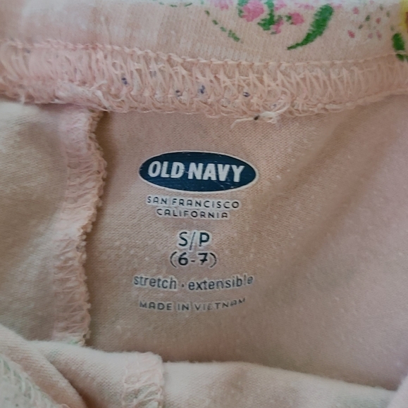 📻4/$15 Sz6/7 Old Navy floral leggings - Picture 5 of 5